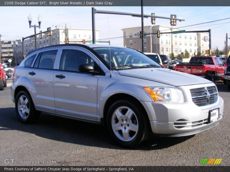 Bright Silver Metallic / Dark Slate Gray 2008 Dodge Caliber SXT