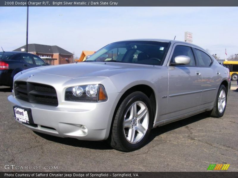 Bright Silver Metallic / Dark Slate Gray 2008 Dodge Charger R/T