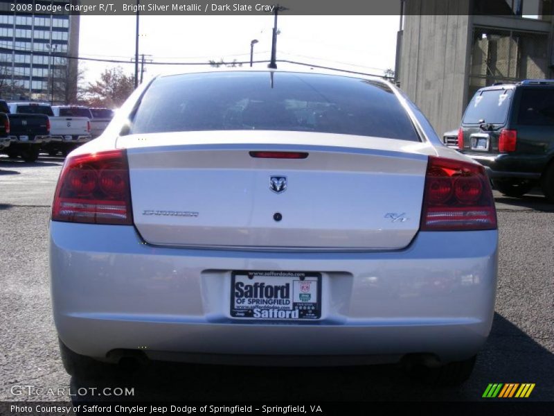 Bright Silver Metallic / Dark Slate Gray 2008 Dodge Charger R/T