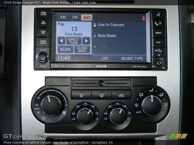 Bright Silver Metallic / Dark Slate Gray 2008 Dodge Charger R/T