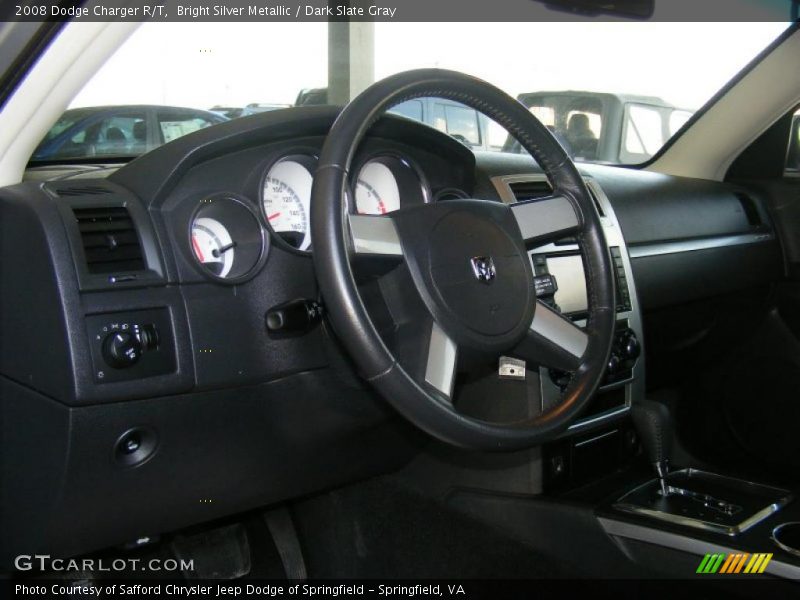 Bright Silver Metallic / Dark Slate Gray 2008 Dodge Charger R/T
