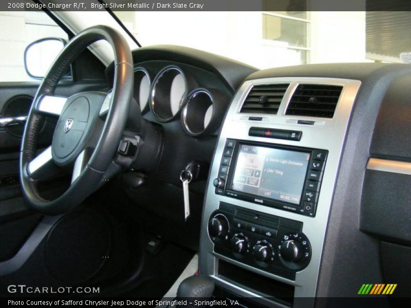 Bright Silver Metallic / Dark Slate Gray 2008 Dodge Charger R/T