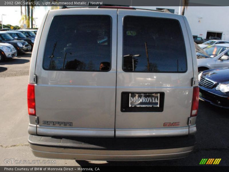 Light Autumnwood Metallic / Neutral 2002 GMC Safari SLE