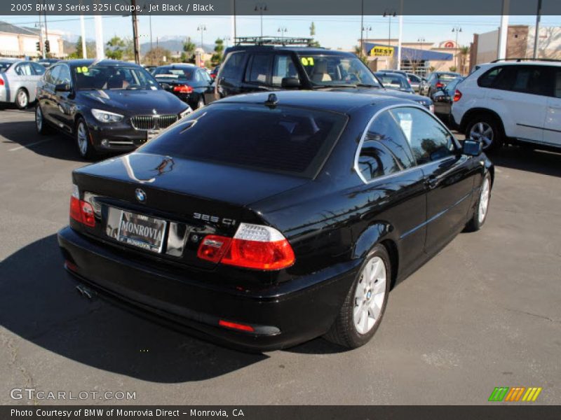 Jet Black / Black 2005 BMW 3 Series 325i Coupe