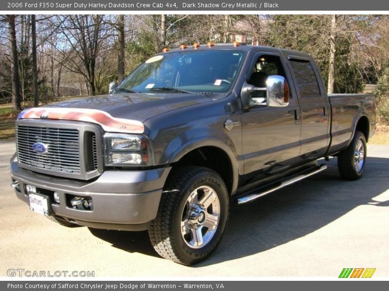 Dark Shadow Grey Metallic / Black 2006 Ford F350 Super Duty Harley Davidson Crew Cab 4x4