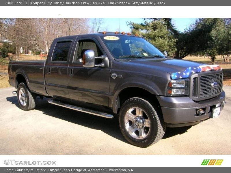 Dark Shadow Grey Metallic / Black 2006 Ford F350 Super Duty Harley Davidson Crew Cab 4x4