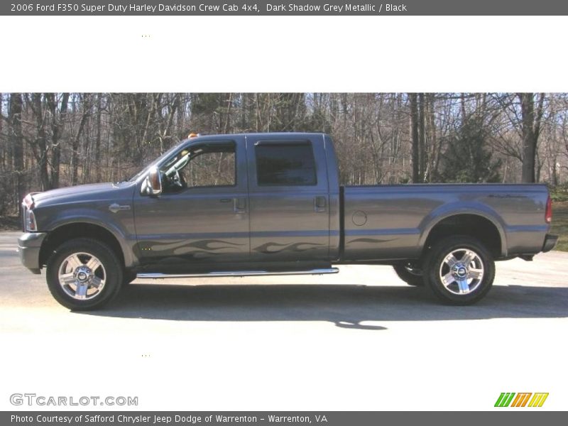 Dark Shadow Grey Metallic / Black 2006 Ford F350 Super Duty Harley Davidson Crew Cab 4x4