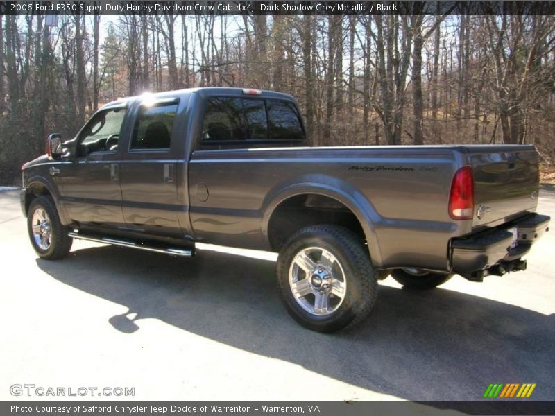 Dark Shadow Grey Metallic / Black 2006 Ford F350 Super Duty Harley Davidson Crew Cab 4x4