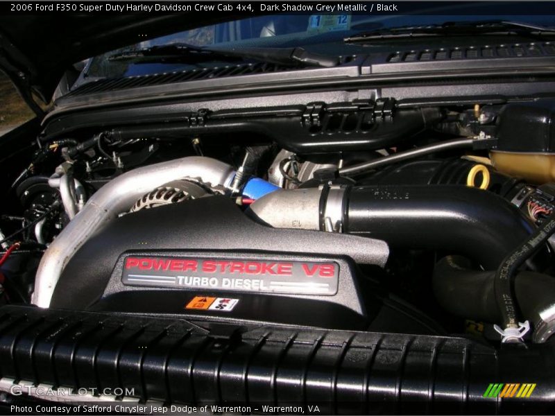 Dark Shadow Grey Metallic / Black 2006 Ford F350 Super Duty Harley Davidson Crew Cab 4x4