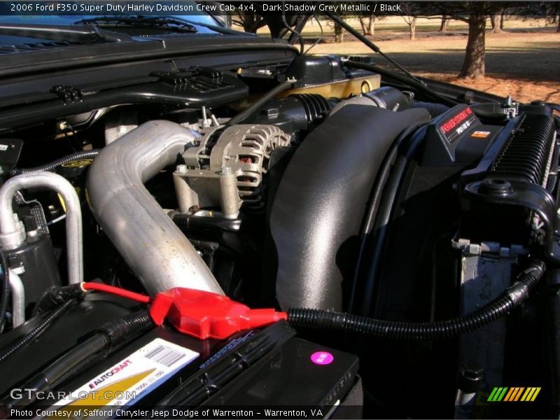 Dark Shadow Grey Metallic / Black 2006 Ford F350 Super Duty Harley Davidson Crew Cab 4x4