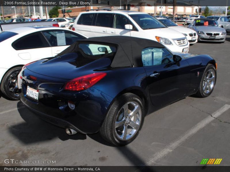 Deep Blue / Ebony 2006 Pontiac Solstice Roadster