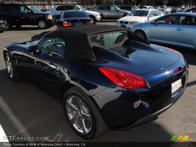 Deep Blue / Ebony 2006 Pontiac Solstice Roadster