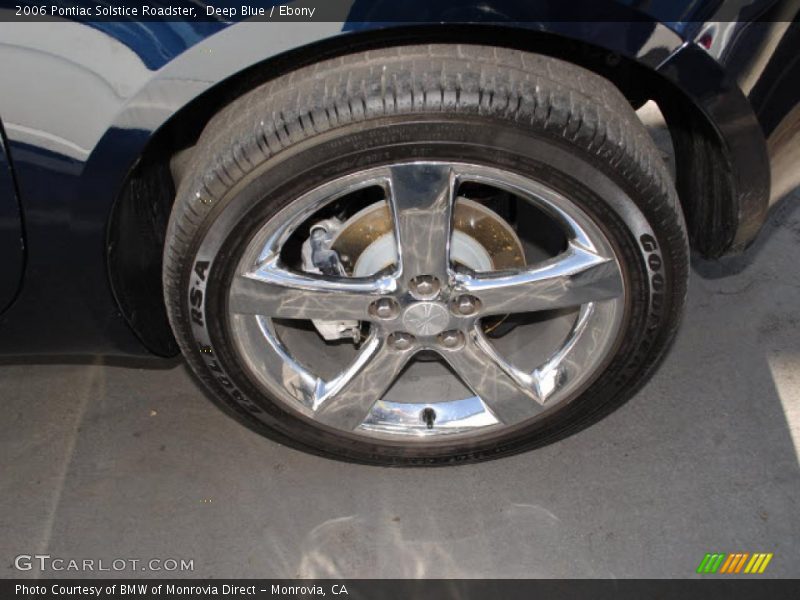 Deep Blue / Ebony 2006 Pontiac Solstice Roadster