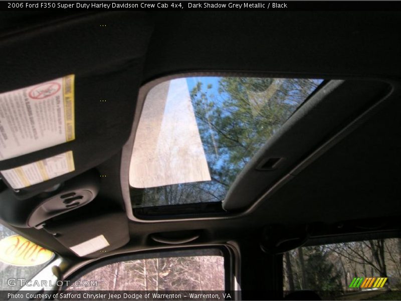 Dark Shadow Grey Metallic / Black 2006 Ford F350 Super Duty Harley Davidson Crew Cab 4x4