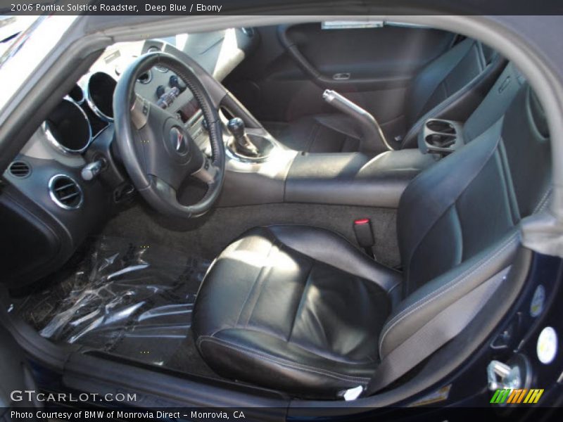 Deep Blue / Ebony 2006 Pontiac Solstice Roadster