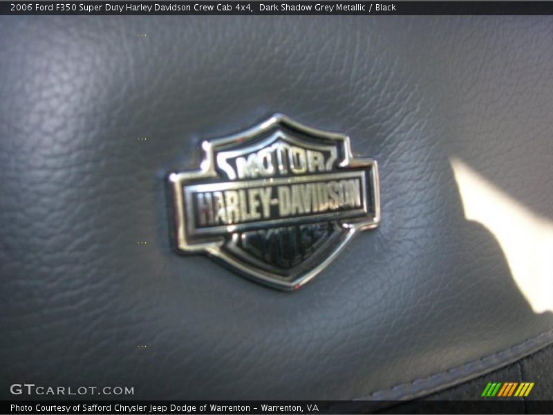 Dark Shadow Grey Metallic / Black 2006 Ford F350 Super Duty Harley Davidson Crew Cab 4x4