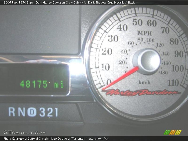 Dark Shadow Grey Metallic / Black 2006 Ford F350 Super Duty Harley Davidson Crew Cab 4x4