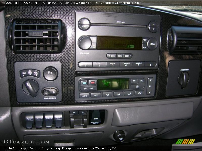Dark Shadow Grey Metallic / Black 2006 Ford F350 Super Duty Harley Davidson Crew Cab 4x4