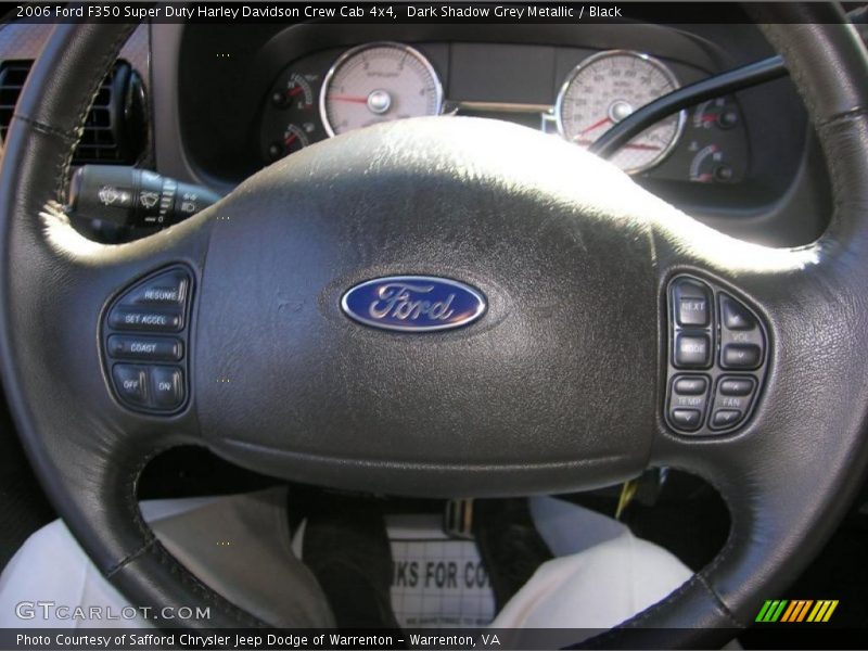 Dark Shadow Grey Metallic / Black 2006 Ford F350 Super Duty Harley Davidson Crew Cab 4x4