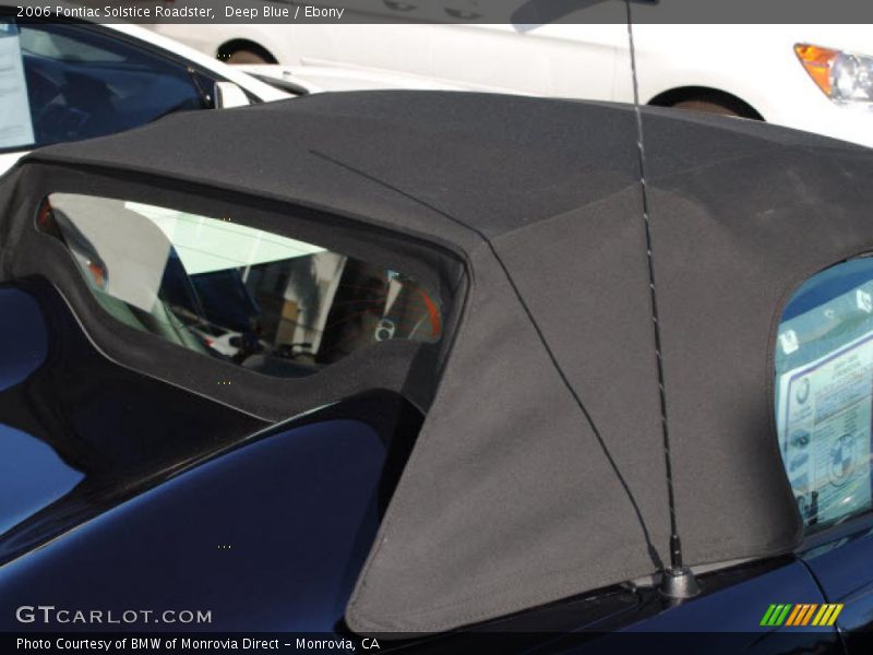 Deep Blue / Ebony 2006 Pontiac Solstice Roadster