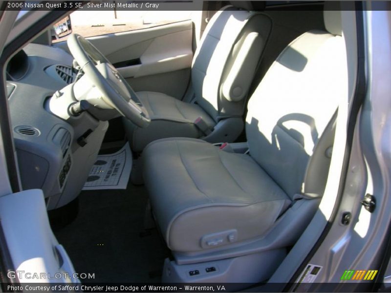 Silver Mist Metallic / Gray 2006 Nissan Quest 3.5 SE