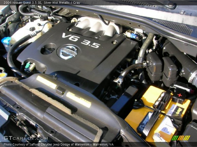 Silver Mist Metallic / Gray 2006 Nissan Quest 3.5 SE