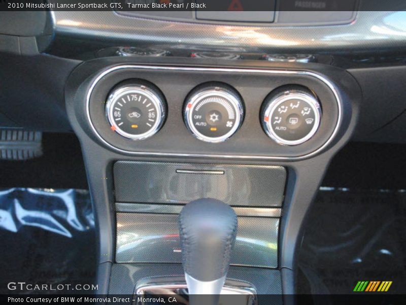Tarmac Black Pearl / Black 2010 Mitsubishi Lancer Sportback GTS