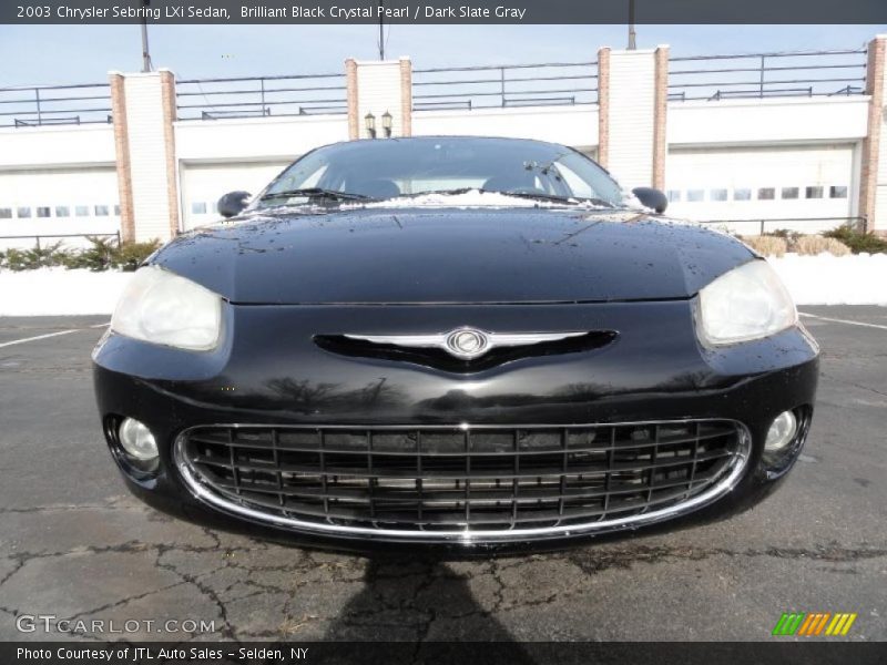 Brilliant Black Crystal Pearl / Dark Slate Gray 2003 Chrysler Sebring LXi Sedan