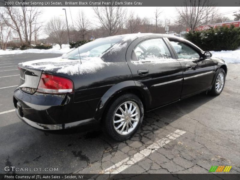 Brilliant Black Crystal Pearl / Dark Slate Gray 2003 Chrysler Sebring LXi Sedan