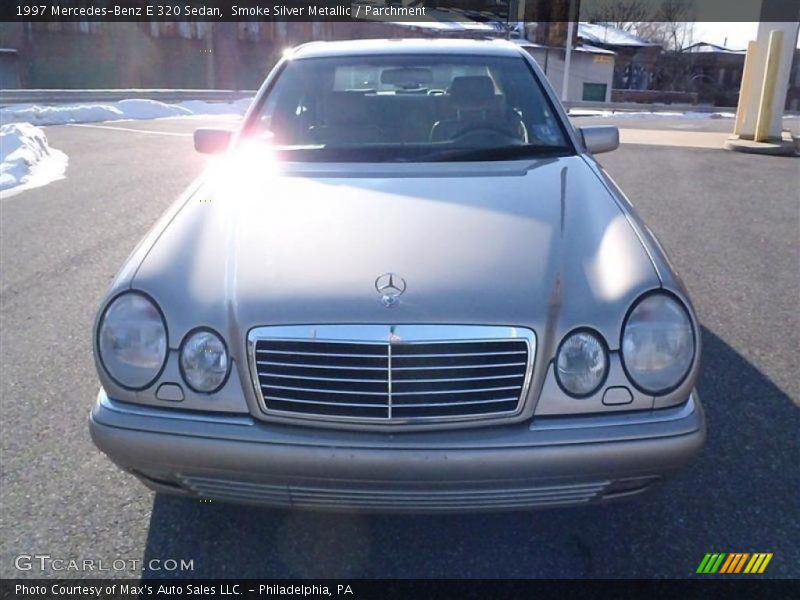 Smoke Silver Metallic / Parchment 1997 Mercedes-Benz E 320 Sedan