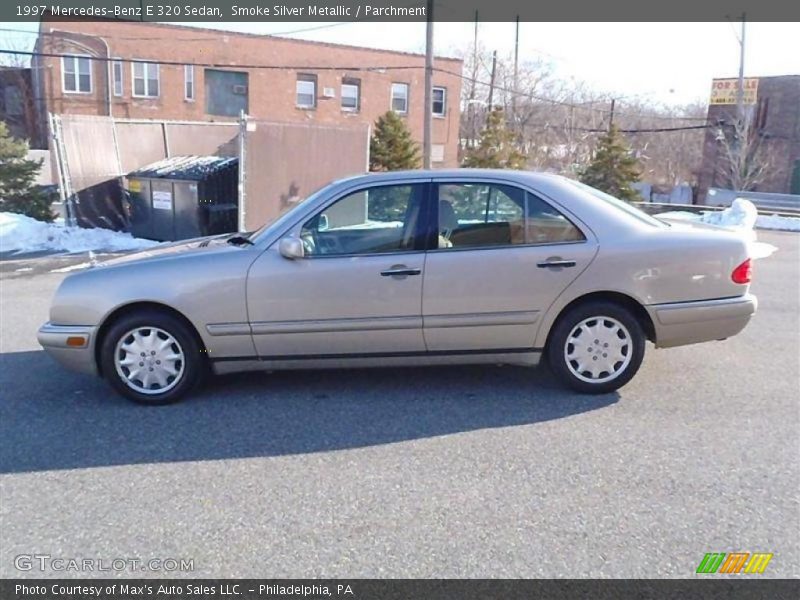 Smoke Silver Metallic / Parchment 1997 Mercedes-Benz E 320 Sedan