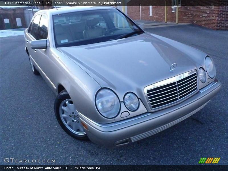 Smoke Silver Metallic / Parchment 1997 Mercedes-Benz E 320 Sedan