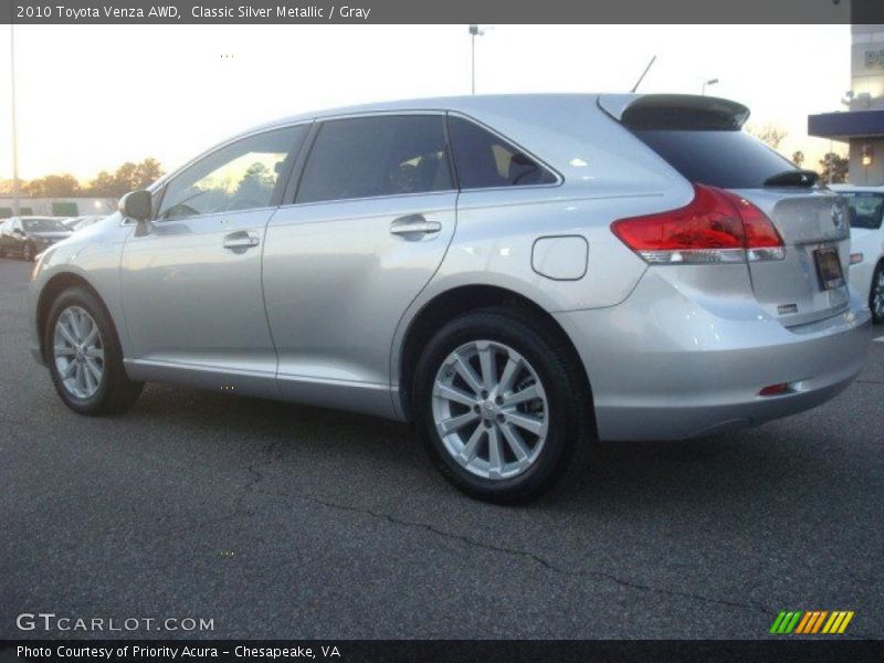 Classic Silver Metallic / Gray 2010 Toyota Venza AWD