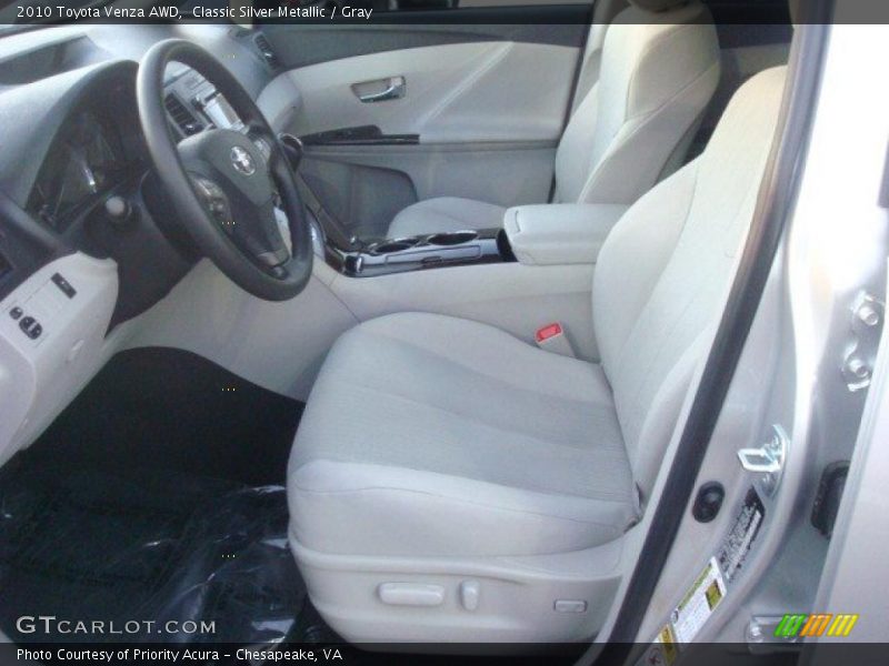 Classic Silver Metallic / Gray 2010 Toyota Venza AWD