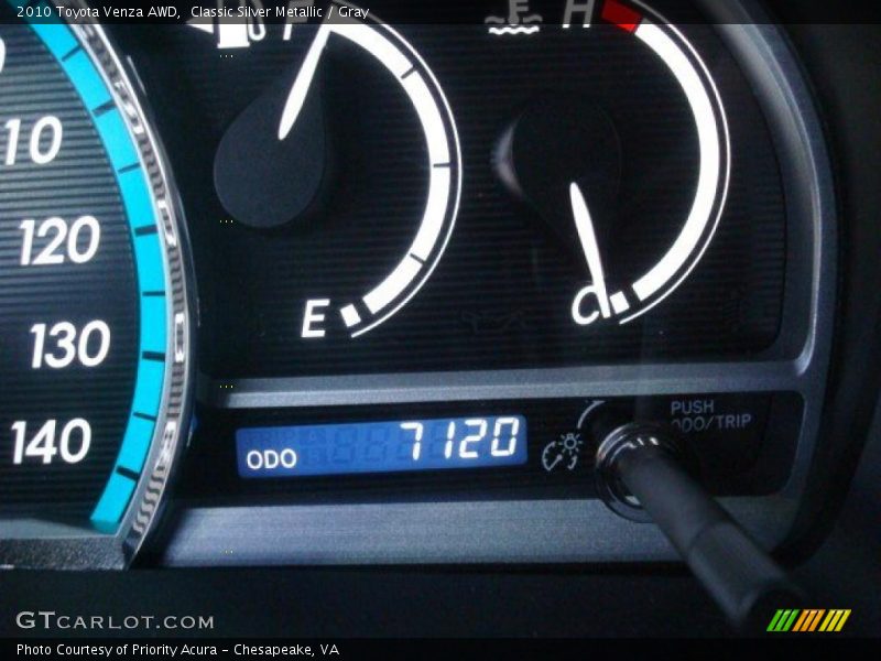 Classic Silver Metallic / Gray 2010 Toyota Venza AWD