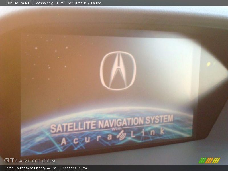 Billet Silver Metallic / Taupe 2009 Acura MDX Technology