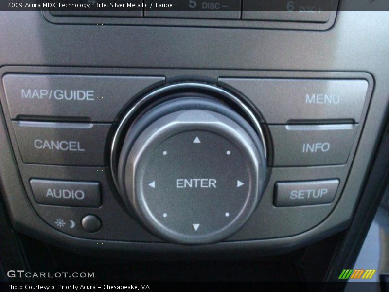 Billet Silver Metallic / Taupe 2009 Acura MDX Technology