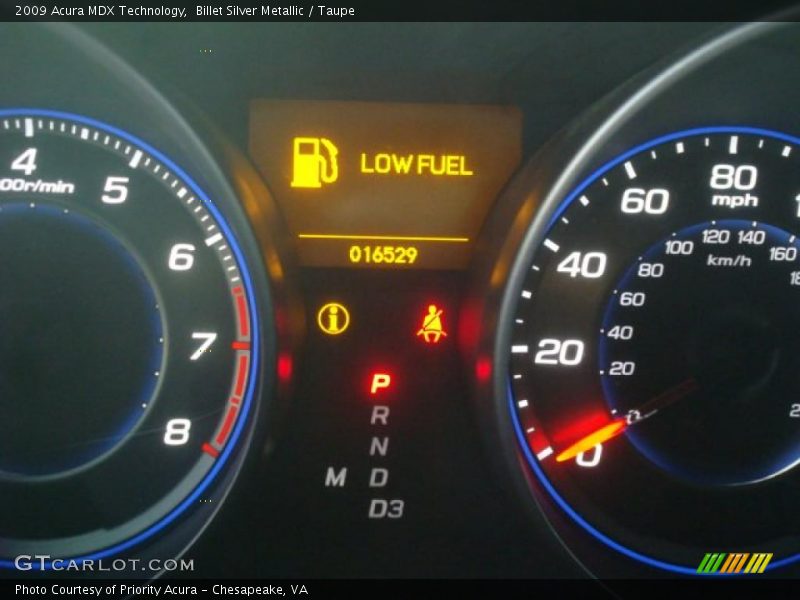 Billet Silver Metallic / Taupe 2009 Acura MDX Technology