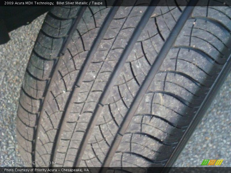Billet Silver Metallic / Taupe 2009 Acura MDX Technology