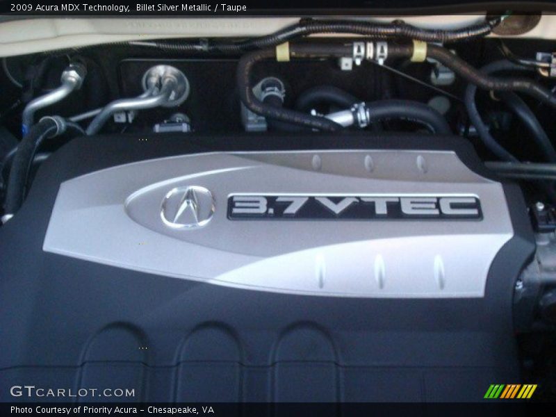 Billet Silver Metallic / Taupe 2009 Acura MDX Technology