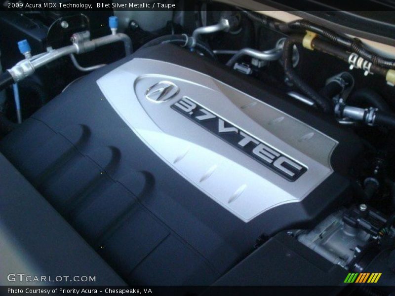 Billet Silver Metallic / Taupe 2009 Acura MDX Technology