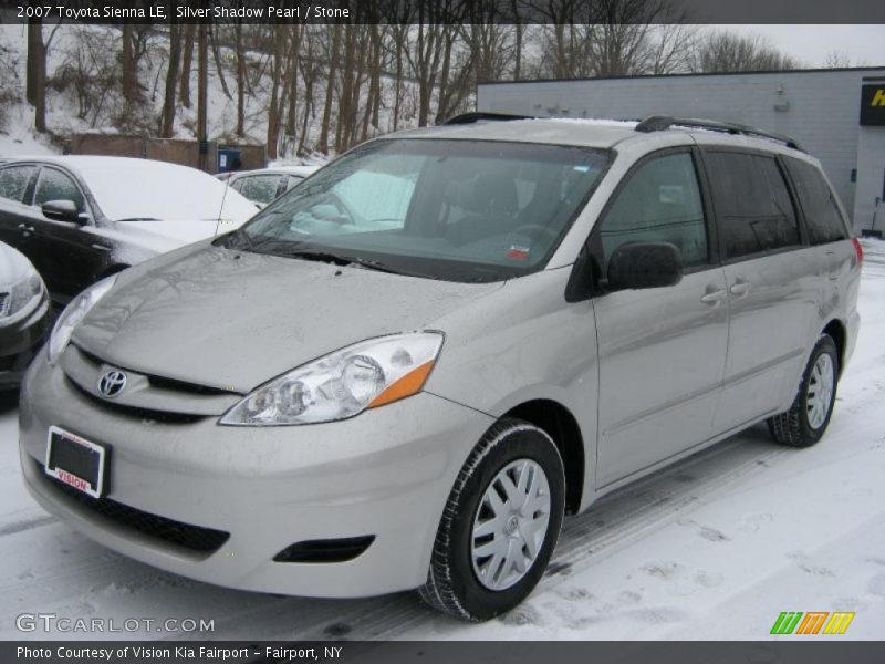 Silver Shadow Pearl / Stone 2007 Toyota Sienna LE