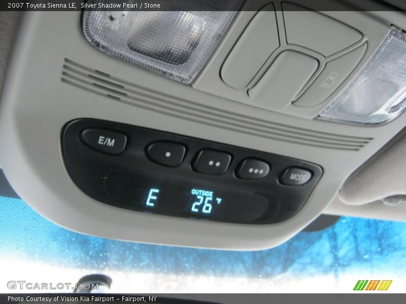 Silver Shadow Pearl / Stone 2007 Toyota Sienna LE