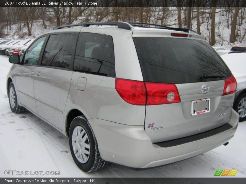 Silver Shadow Pearl / Stone 2007 Toyota Sienna LE