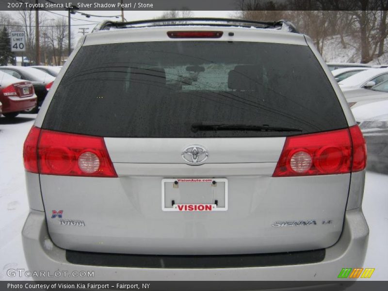 Silver Shadow Pearl / Stone 2007 Toyota Sienna LE