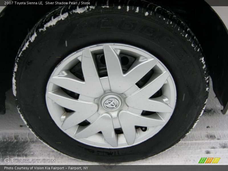 Silver Shadow Pearl / Stone 2007 Toyota Sienna LE