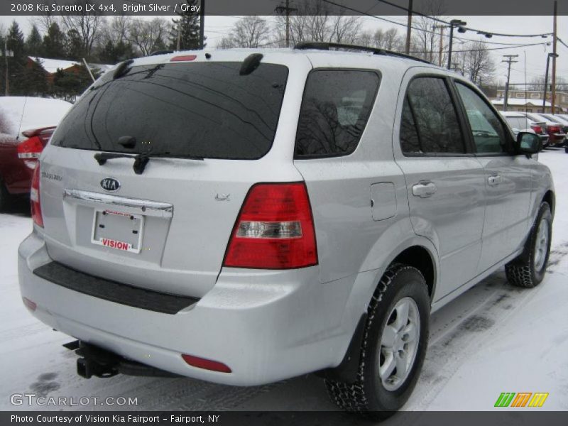 Bright Silver / Gray 2008 Kia Sorento LX 4x4
