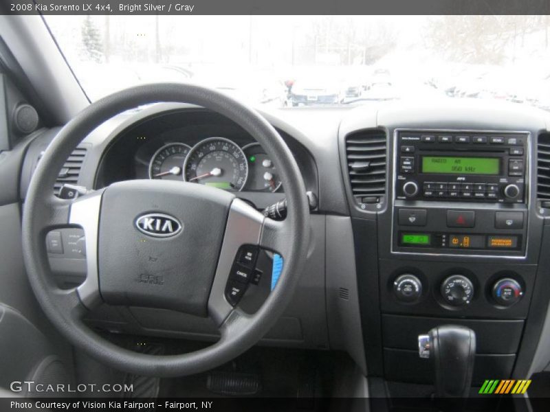 Bright Silver / Gray 2008 Kia Sorento LX 4x4