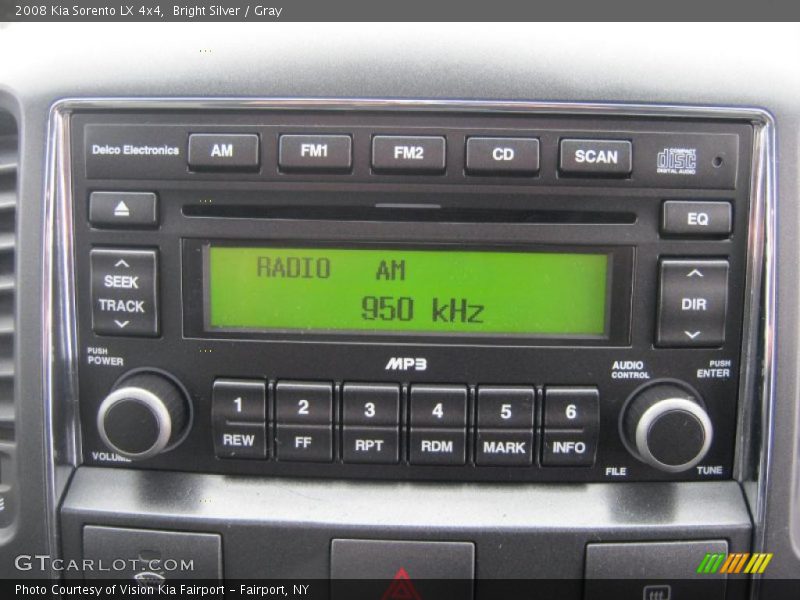 Bright Silver / Gray 2008 Kia Sorento LX 4x4