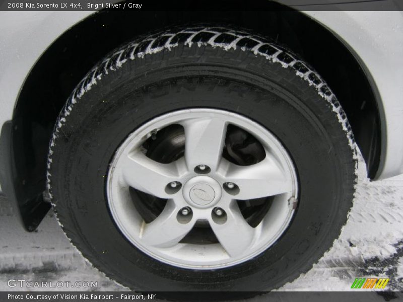 Bright Silver / Gray 2008 Kia Sorento LX 4x4